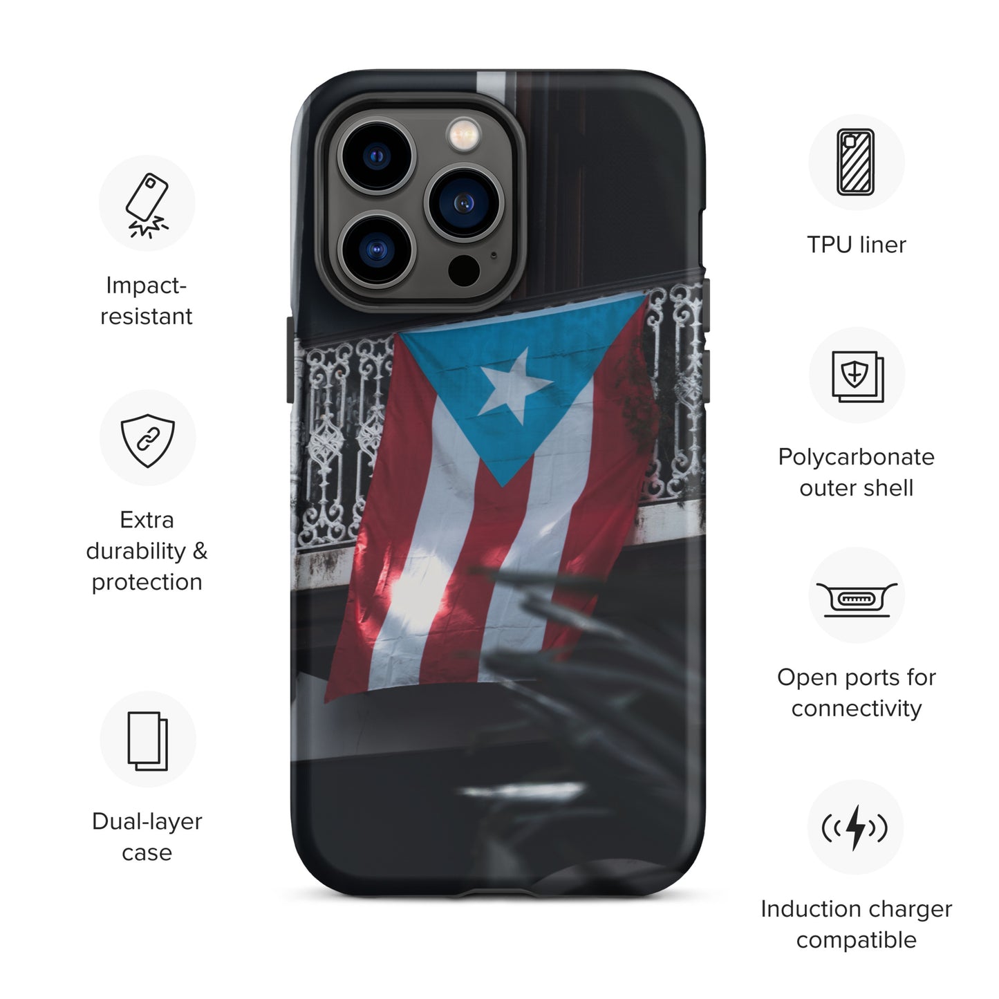 Puerto Rico Conmigo Tough Case for iPhone®