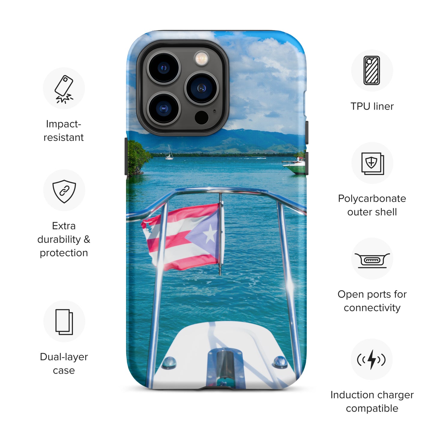 Puerto Rico Conmigo Tough Case for iPhone®