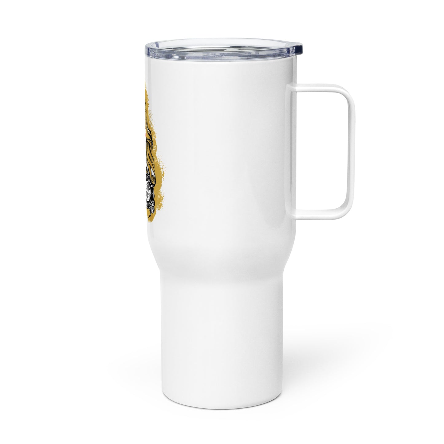 Yo Soy Yoly PR Travel mug with a handle