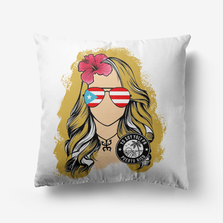 Yo Soy Yoly PR  Pillow